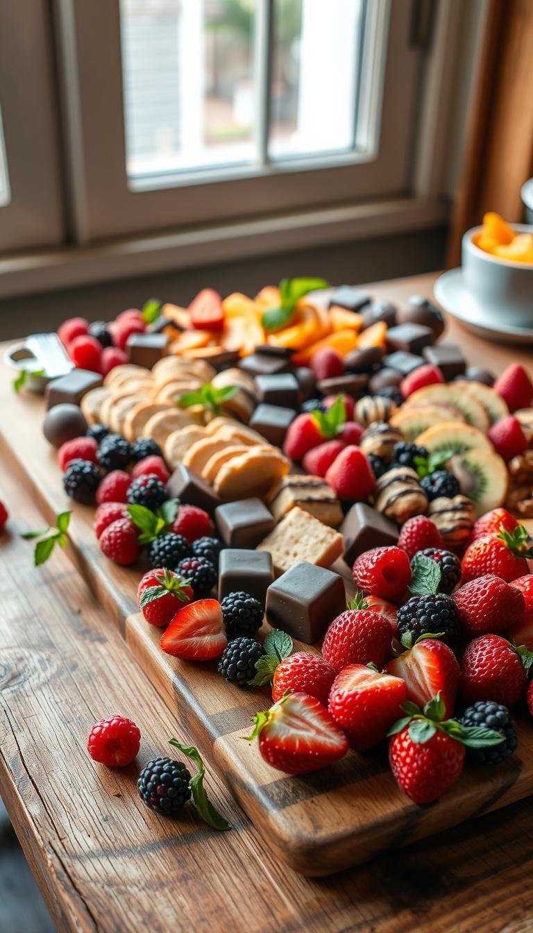 dessert charcuterie board